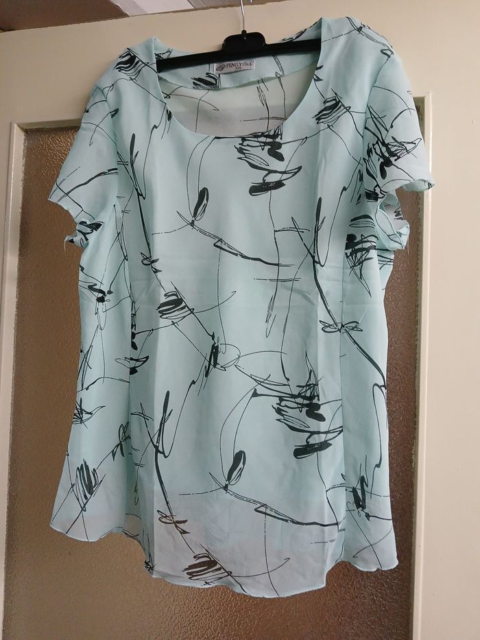 Blouse femme manche courte