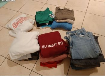 Lot vêtements fille S 