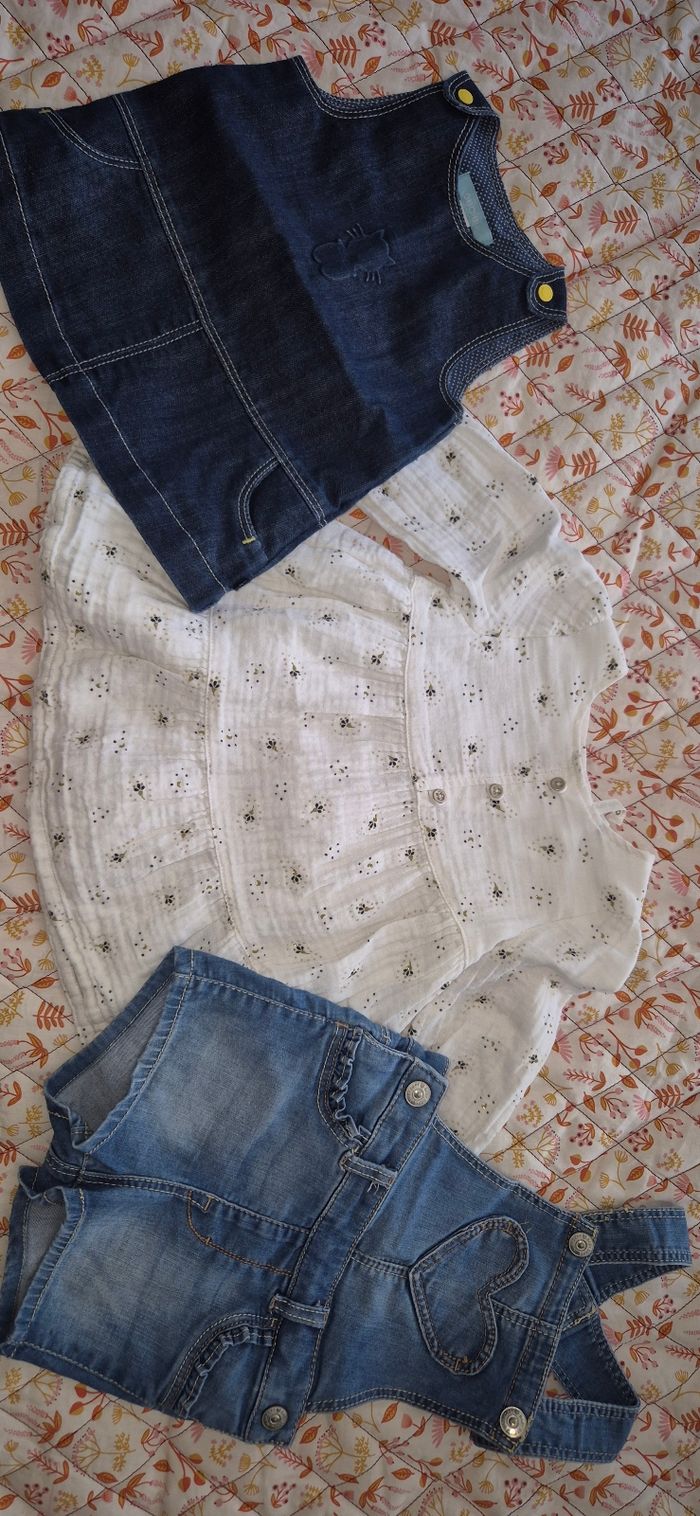 2 robe et salopette short