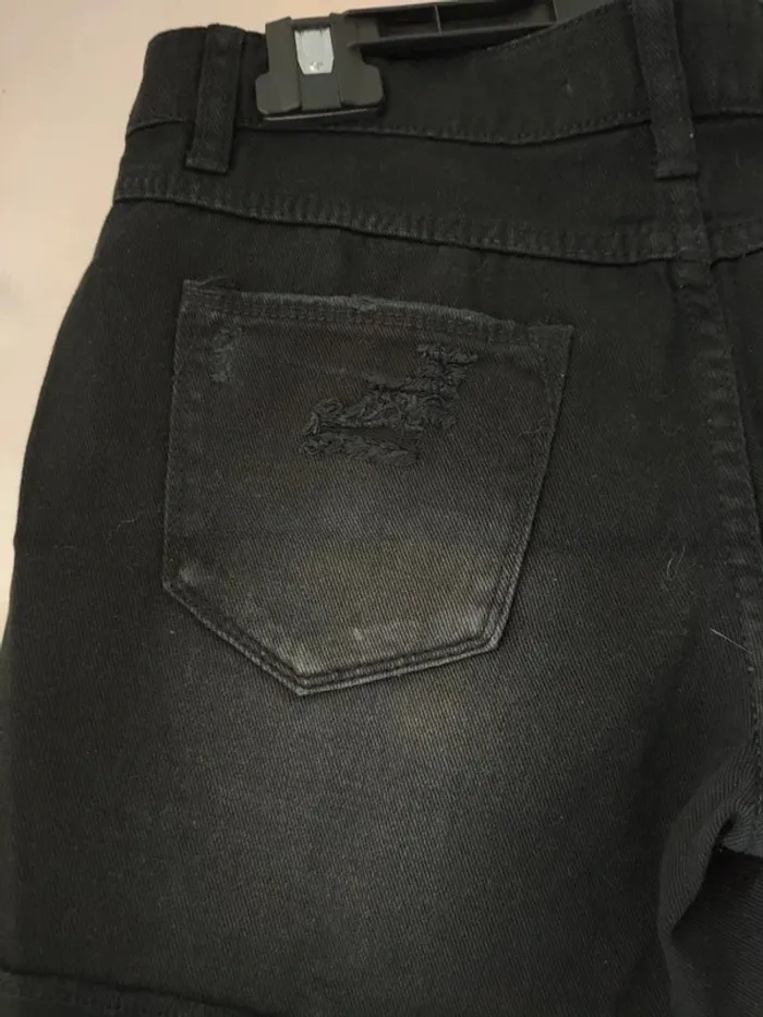 short en jeans taille haute - photo numéro 4