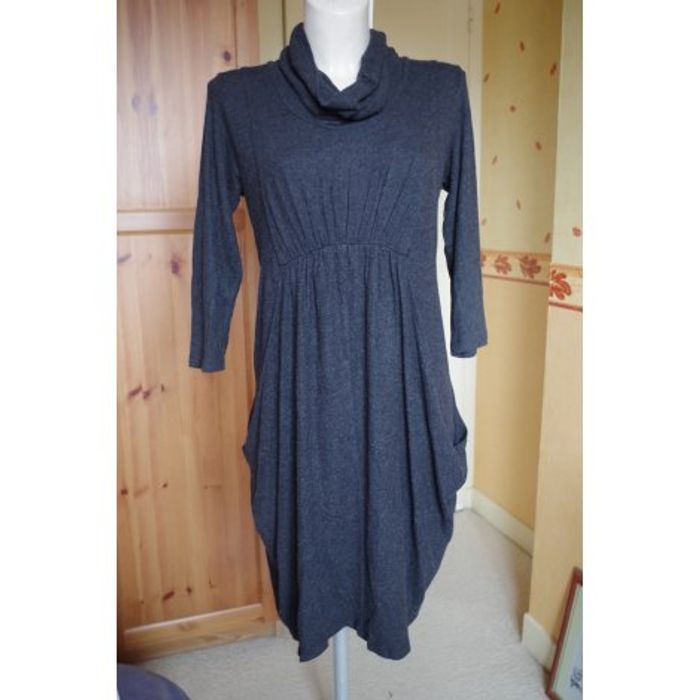 Jensen - ROBE MI-LONGUE  GRISE- Taille 40