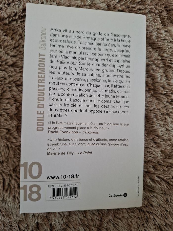Roman Baïkonour de Odile d'Oultremont en bon état - photo numéro 2