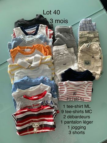 Lot été garçon 3 mois
