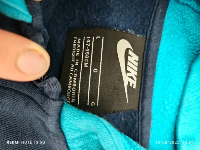 Magnifique veste NIKE bleu neuve taille 11 13 ans - photo numéro 4