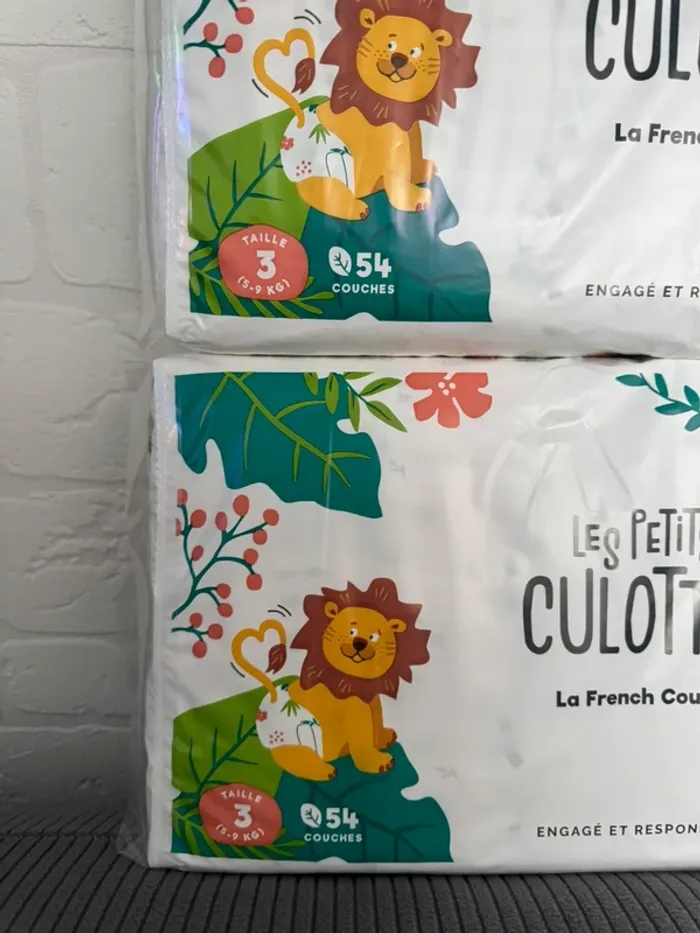 lot de 2 paquets de couches les petits culottés T3 - photo numéro 2