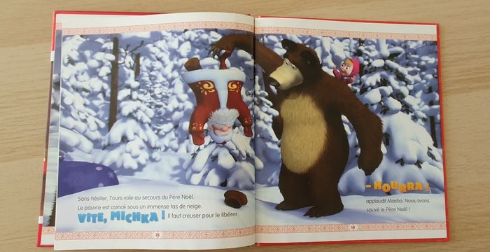 Livre Masha & Michka 
"Joyeux Noël, les amis !" - photo numéro 3