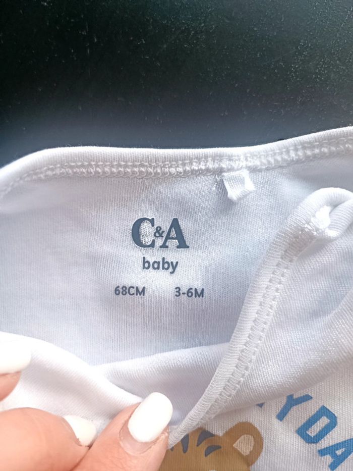 Body manches courtes 6 mois - photo numéro 3