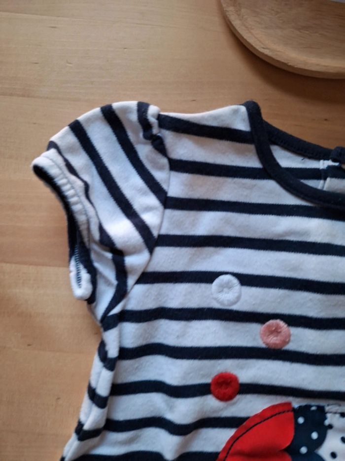 T-shirt manches courtes pour fille taille 18mois très bon état - photo numéro 3