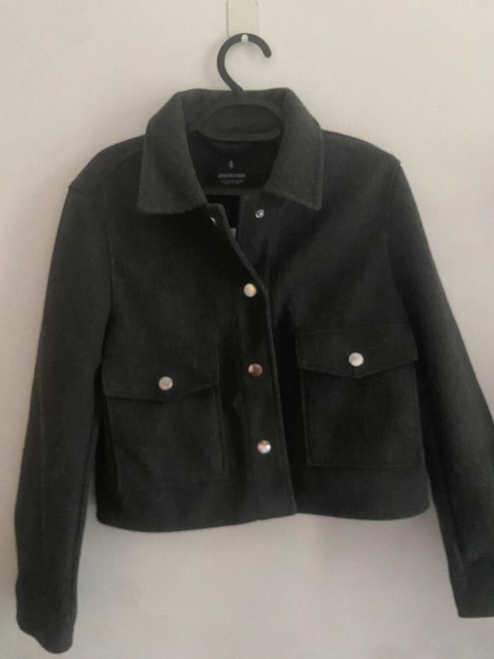 Veste gris foncé noir