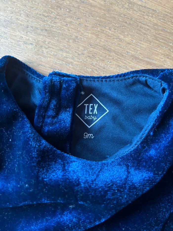 Robe velours bleu - photo numéro 3