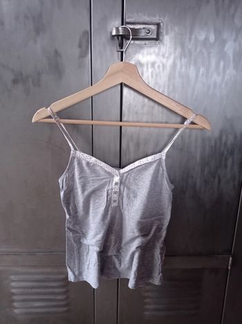 Débardeur de pyjama gris Etam bon état taille 34