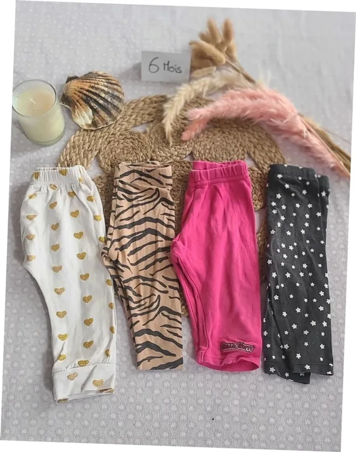 Lot leggings 6 mois