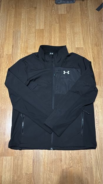 veste under armour hybrid coldgear - noir