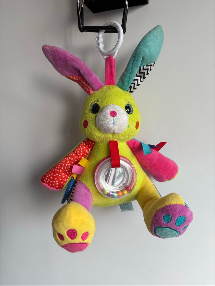 Peluche d’activités Kim le lapin - photo numéro 2