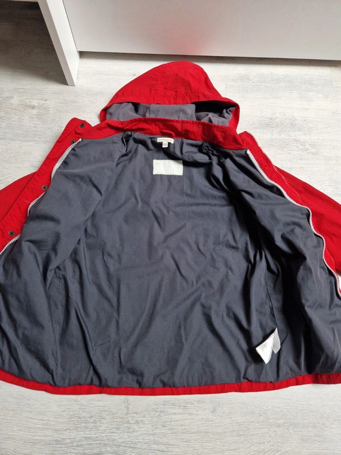 Blouson avec capuche rouge Vertbaudet 10 ans - photo numéro 2