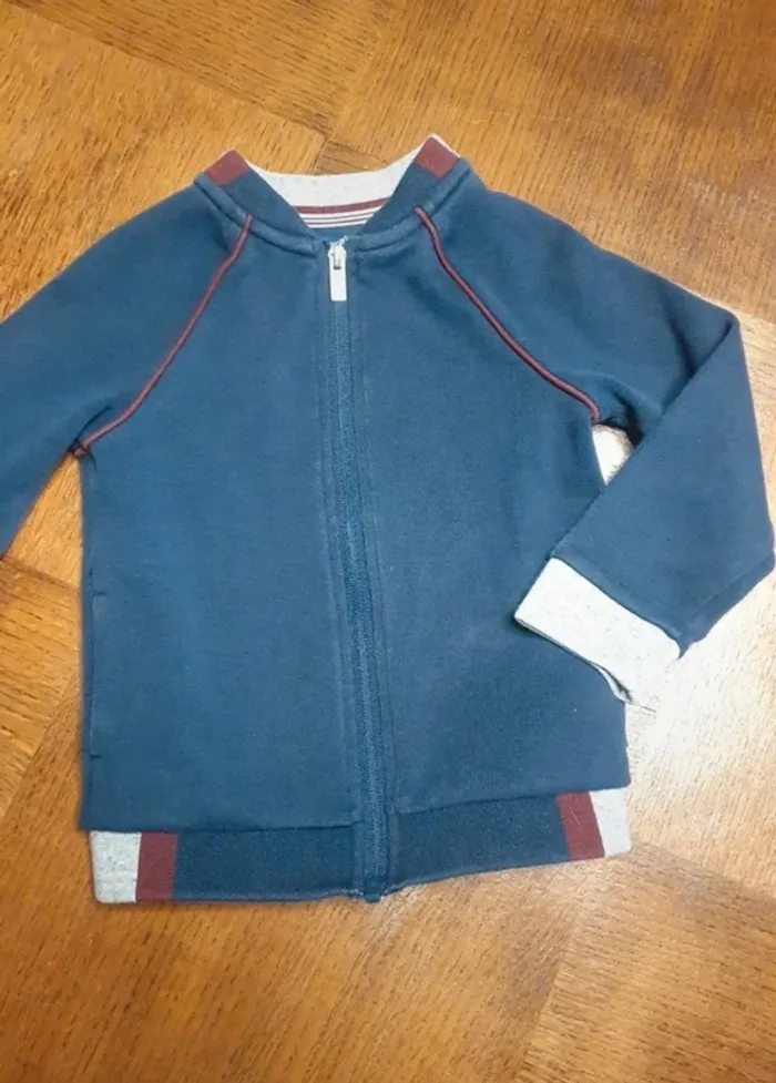 Gilet zippé 4 ans