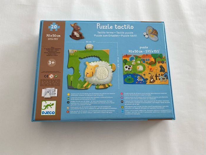 Puzzle tactilo ferme Djeco - photo numéro 2