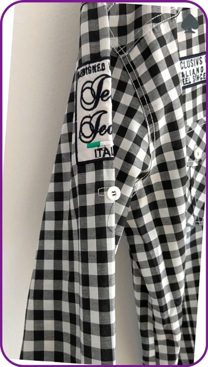 Chemise à carreaux homme Jeel XL - photo numéro 6