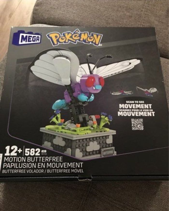 Neuf Jeu lego Mega HKT22 Construx Pokemon Motion Butterfree Jouet mattel