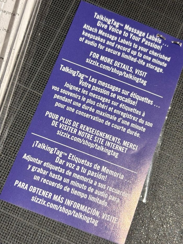 Ensemble 2 matrices de découpe Sizzix, magnétiques - photo numéro 6