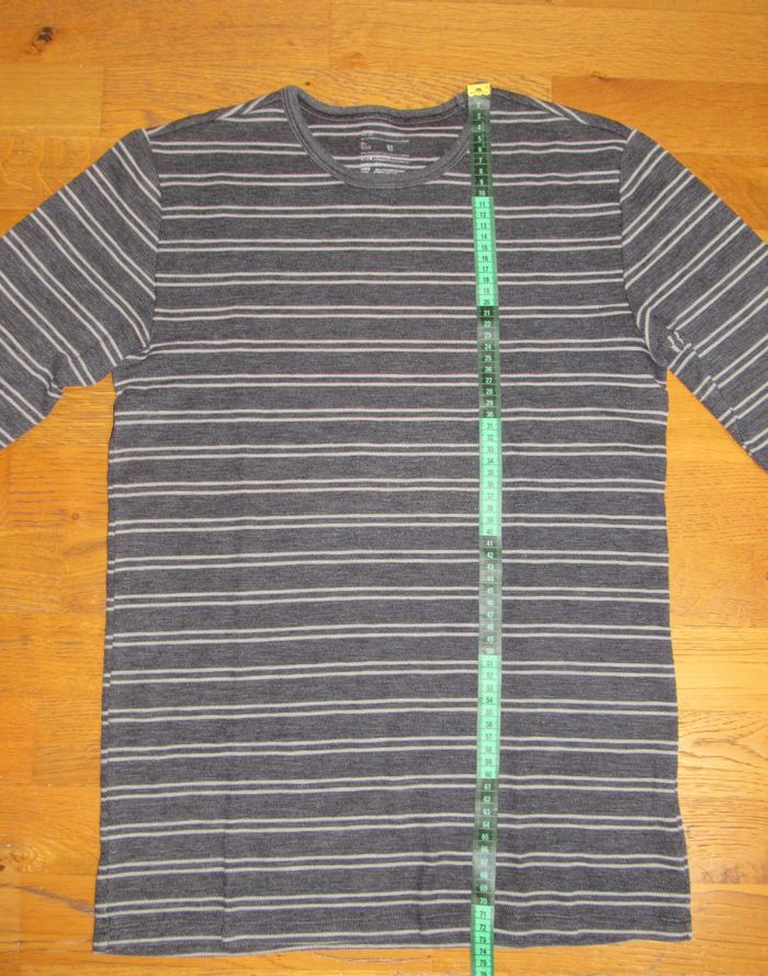 Pull GAP à rayures noir et gris foncé - Taille M - photo numéro 7