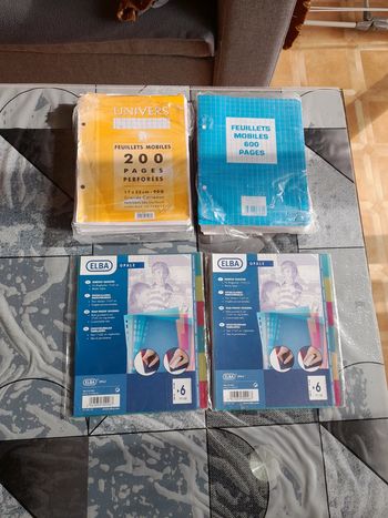 Lot pour classeur 17/22