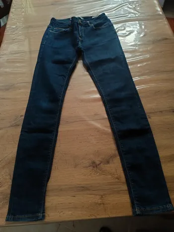 Jean skinny Zara Woman - Bleu - Taille XS