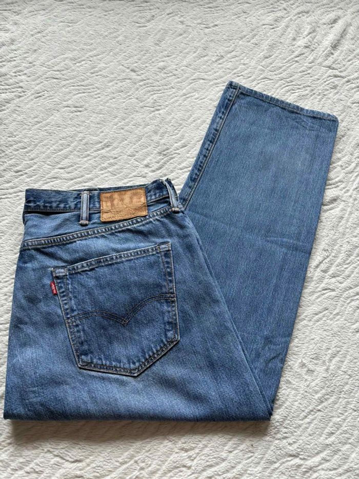 Jean Levi’s 501 bleu homme coupe relaxed droite ample taille W38 48 XL