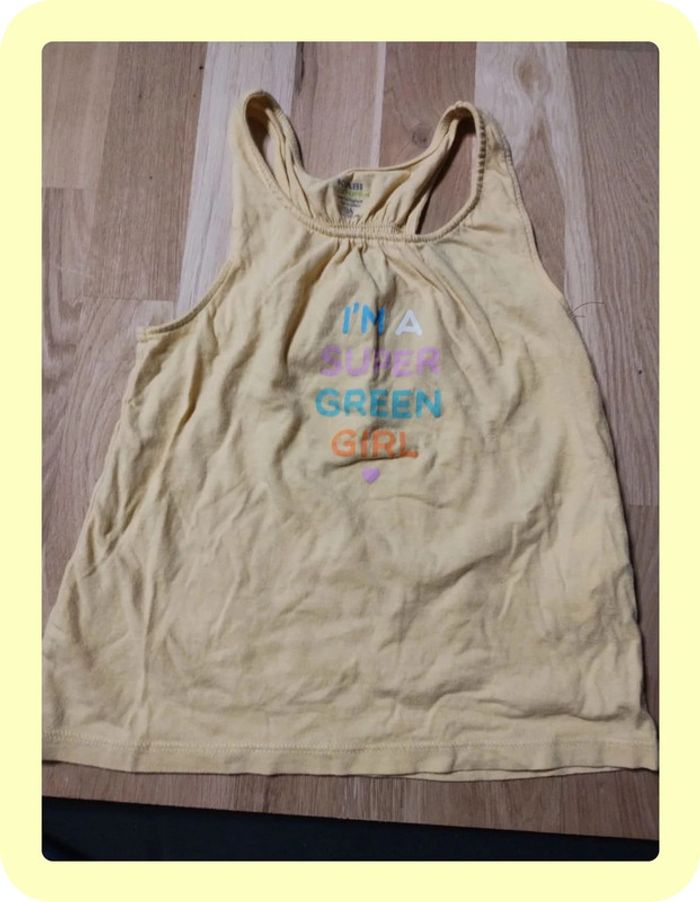 Tee-shirt bretelles taille 8 ans Kiabi en très bon état