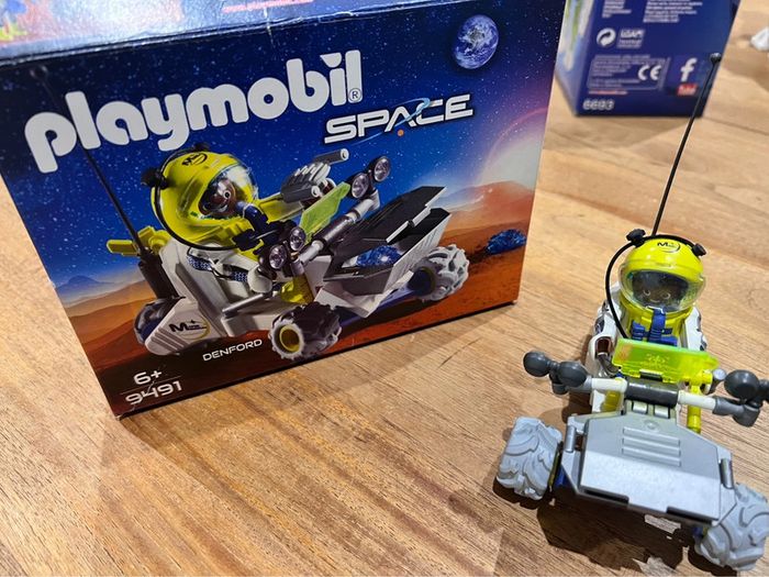 Playmobil 9491 spationaute avec véhicule d’exploration spatiale ( boîte complète ) - photo numéro 2