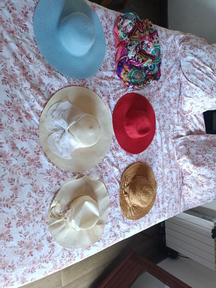 Lot de 6 chapeaux