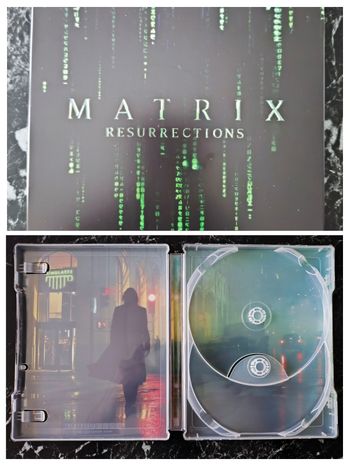 Sans Blu-ray - Steelbook Matrix Résurrection Vide
