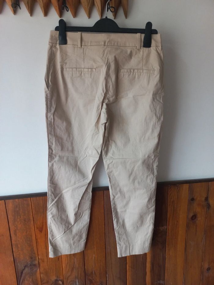 Pantalon chino crème neuf - photo numéro 2