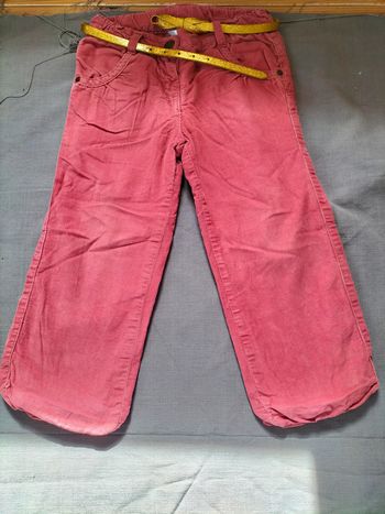Pantalon velours rose 3 ans
