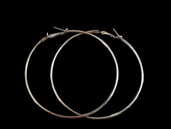 Boucles d'oreilles créoles argenté