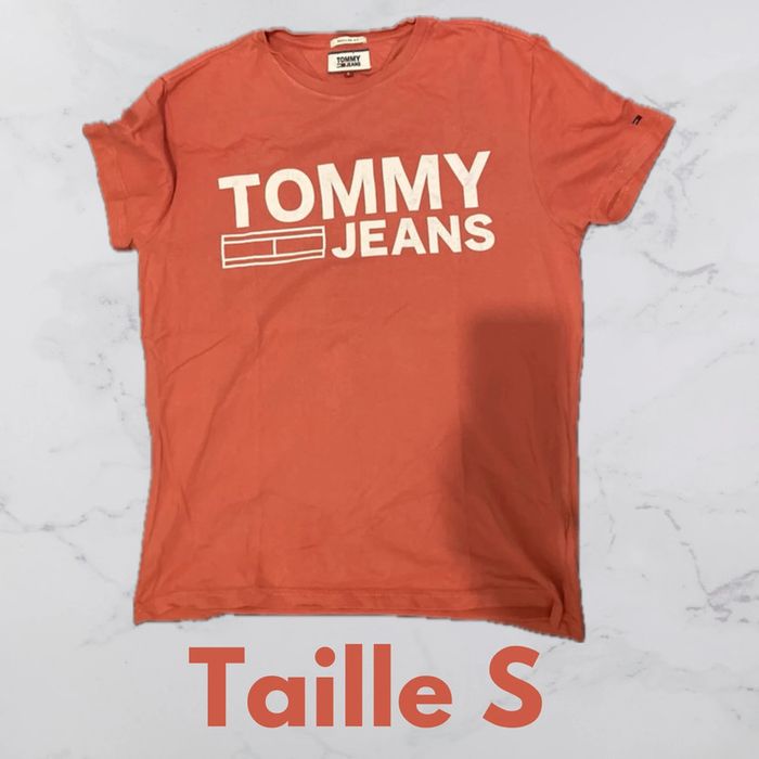 Tee shirt saumon Tommy Jeans homme T.S