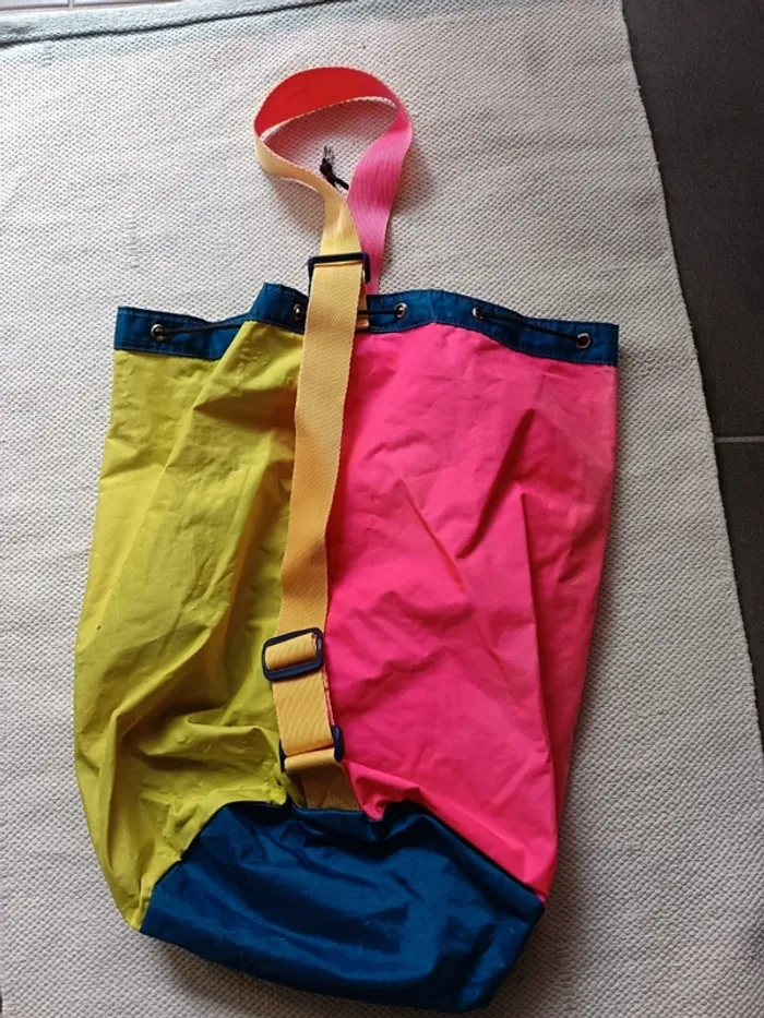 Grand sac polochon vintage Adidas - photo numéro 3