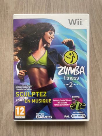 Jeu pour Nintendo Wii, Zumba fitness 2, en français.