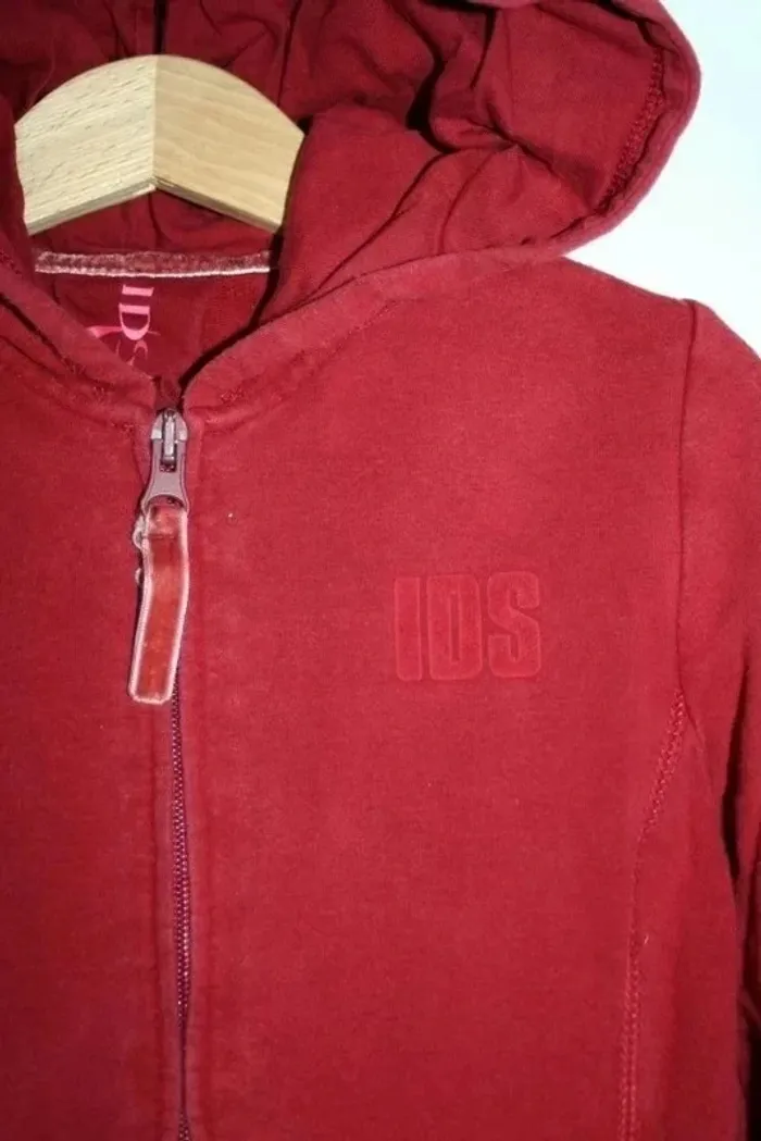 Sweat zippé à capuche marque Id Sport de Okaidi, taille petit 10 ans - photo numéro 3