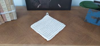Dessous de plat en fil de coton 17 cm