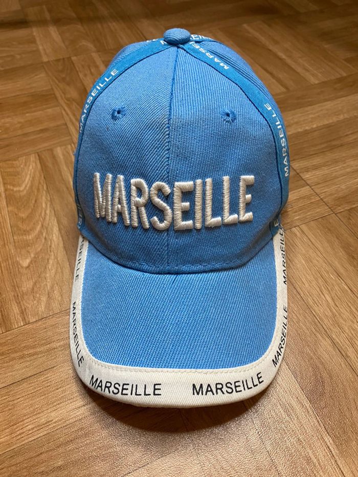 Casquette bleu turquoise Marseille taille 3/5 ans