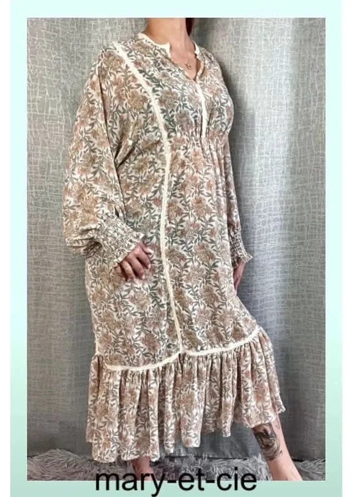 SOLDÉ - Robe bohème longue taille S/M - last queen - photo numéro 4