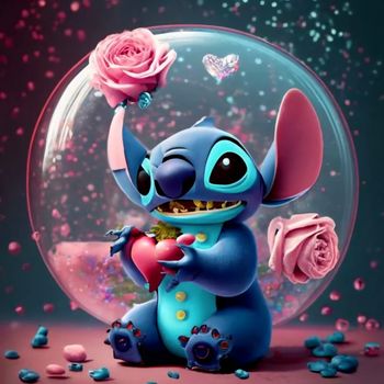 Stitch fleur