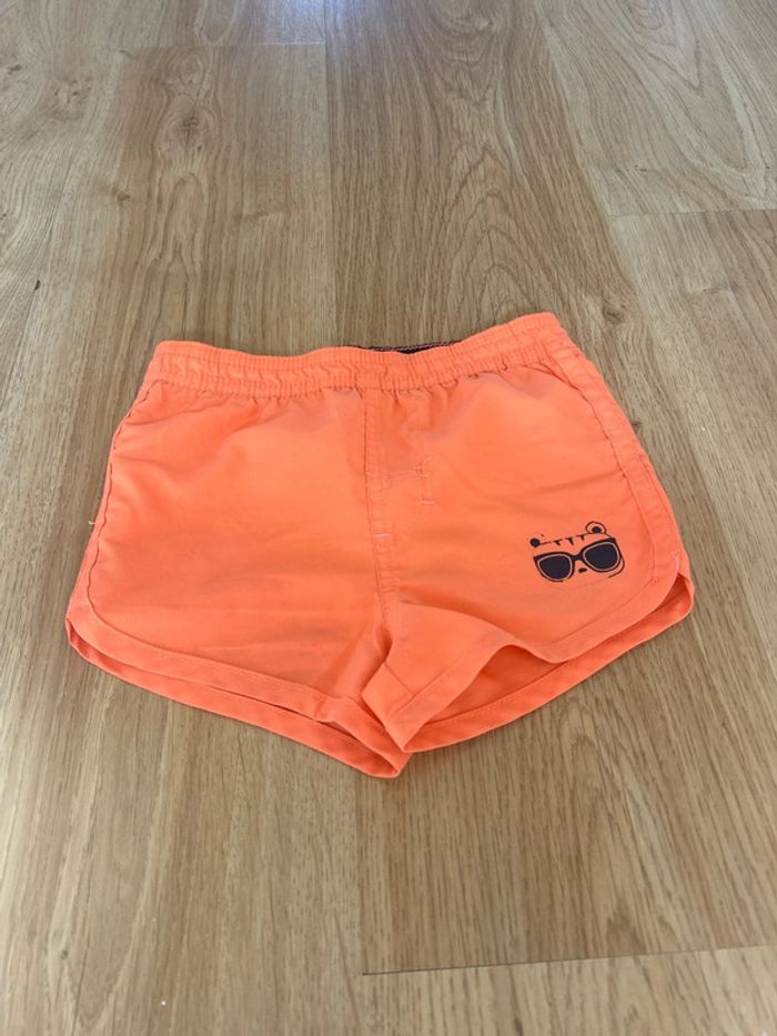 Short de bain saumon taille 3 ans