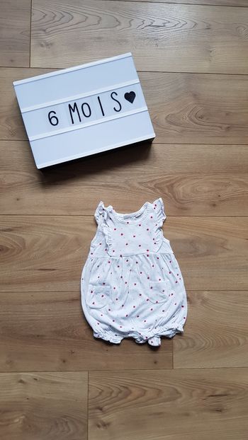 Barboteuse été 6 mois kiabi