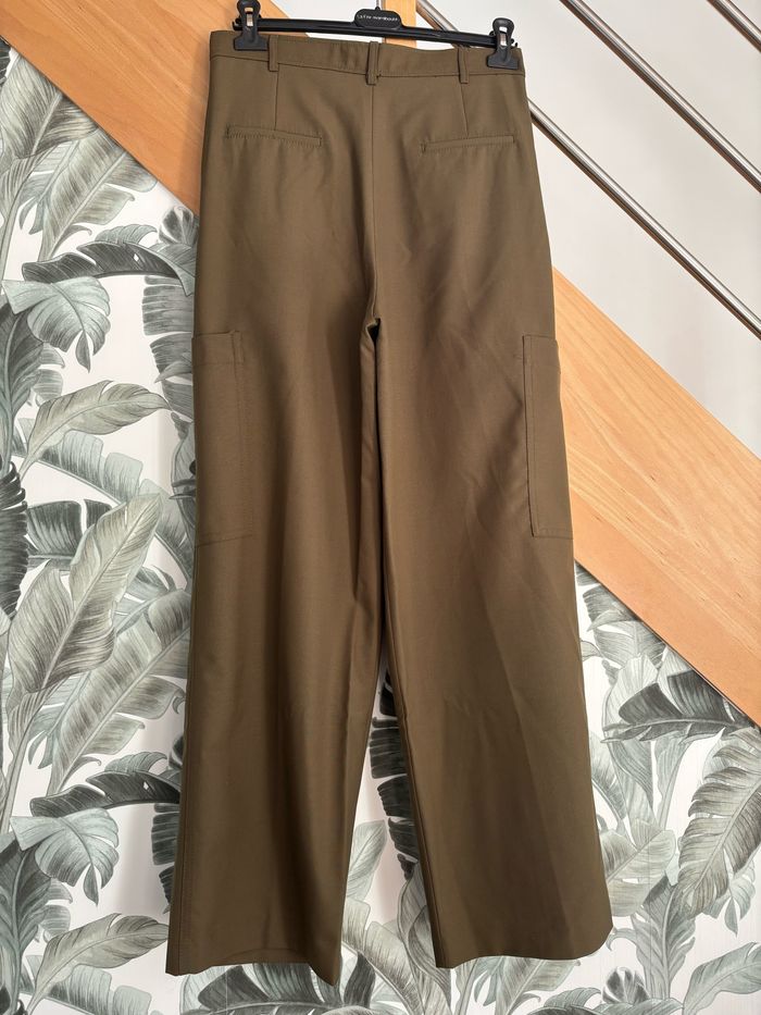 Pantalon cargo kaki Zara - photo numéro 4