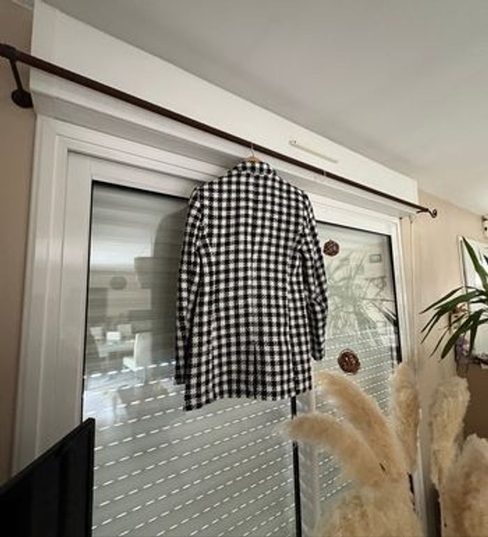 Blazer long pied-de-poule - photo numéro 2
