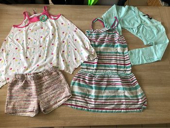 Lot 10 ans robe/short/tunique