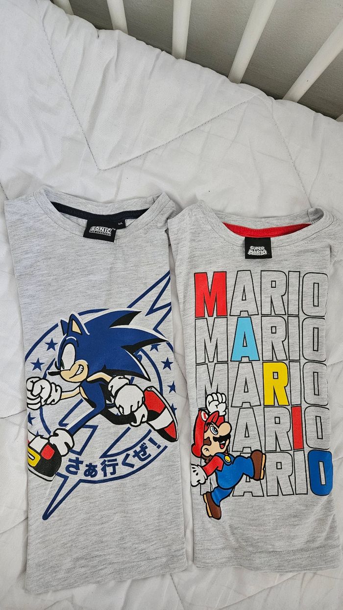 Lot de 2 t-shirts 5 ans