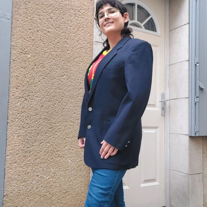 Blazer Vintage élégant taille L - photo numéro 2
